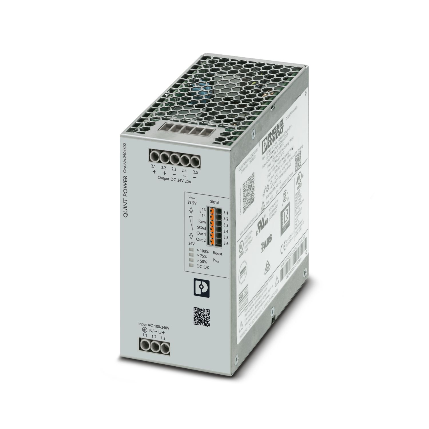 Phoenix Contact QUINT4-PS/1AC/24DC/20 — 2904602
